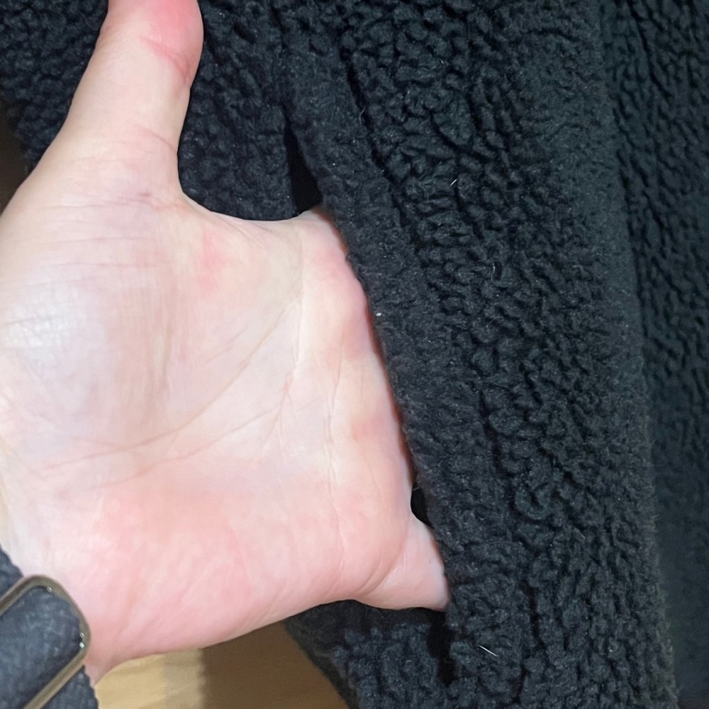 Burton Sherpa Fleece‎ Jacket | Women’s M | Cozy Black Zip-Up Fall Layer - Picture 9 of 11